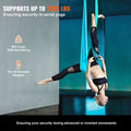Aerial Yoga Swing 10m Nylon Hammock Kit Hardware Blue