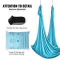 Aerial Yoga Swing 10m Nylon Hammock Kit Hardware Blue