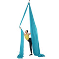 Aerial Yoga Swing 10m Nylon Hammock Kit Hardware Blue