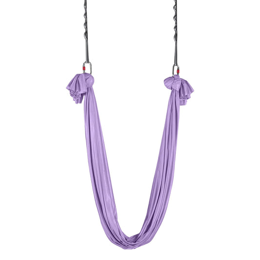 Aerial Yoga Hammock Swing 4m Purple Nylon Full Rigging Hardware