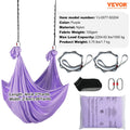 Aerial Yoga Hammock Swing 4m Purple Nylon Full Rigging Hardware