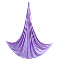 Aerial Yoga Hammock Swing 4m Purple Nylon Full Rigging Hardware