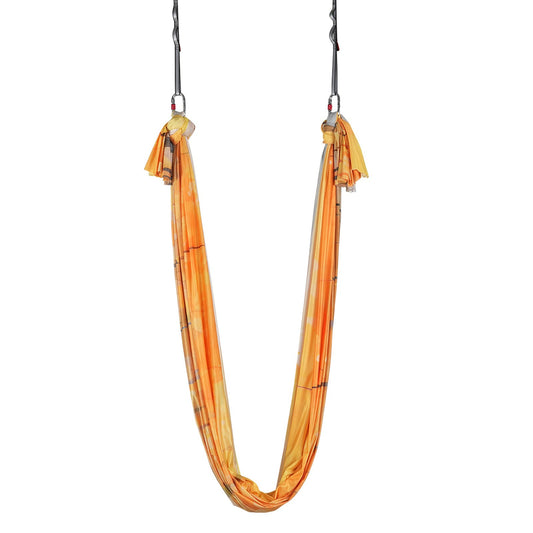 Aerial Yoga Hammock Swing 5m 100gsm Nylon Full Rigging Hardware
