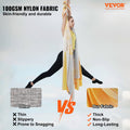 Aerial Yoga Hammock Swing 5m 100gsm Nylon Full Rigging Hardware