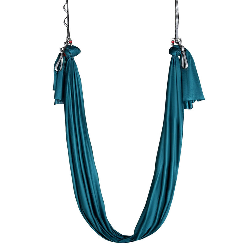 Aerial Yoga Hammock Swing 5m Kit 100gsm Nylon Green