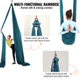Aerial Yoga Swing 8m Green Nylon Hammock Kit Full Rigging