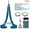 Aerial Yoga Swing 8m Green Nylon Hammock Kit Full Rigging