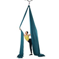 Aerial Yoga Swing 8m Green Nylon Hammock Kit Full Rigging