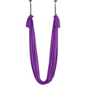 Aerial Yoga Swing 8m Purple Hammock Kit Nylon Fabric Hardware
