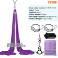 Aerial Yoga Swing 8m Purple Hammock Kit Nylon Fabric Hardware