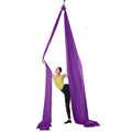 Aerial Yoga Swing 8m Purple Hammock Kit Nylon Fabric Hardware