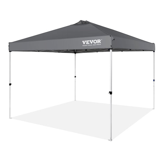 Pop Up Canopy 10x10ft 250D PU Silver Waterproof Gazebo + Bag
