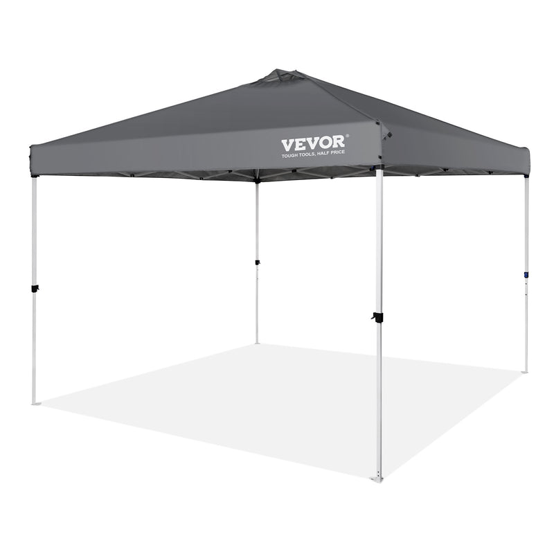 Pop Up Canopy 10x10ft 250D PU Silver Waterproof Gazebo + Bag