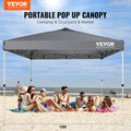 Pop Up Canopy 10x10ft 250D PU Silver Waterproof Gazebo + Bag