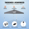 Pop Up Canopy 10x10ft 250D PU Silver Waterproof Gazebo + Bag
