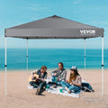 Pop Up Canopy 10x10ft 250D PU Silver Waterproof Gazebo + Bag