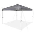 Pop Up Canopy 10x10ft 250D PU Silver Waterproof Gazebo + Bag