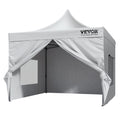 Pop Up Canopy Tent 10x10 White Gazebo Sidewalls Bag