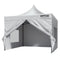 Pop Up Canopy Tent 10x10 White Gazebo Sidewalls Bag
