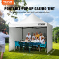 Pop Up Canopy Tent 10x10 White Gazebo Sidewalls Bag