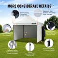Pop Up Canopy Tent 10x10 White Gazebo Sidewalls Bag