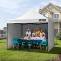 Pop Up Canopy Tent 10x10 White Gazebo Sidewalls Bag