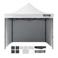 Pop Up Canopy Tent 10x10 White Gazebo Sidewalls Bag
