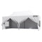 10x20FT Pop Up Canopy Tent Gazebo White Sidewalls Bag