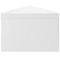 Pop Up Canopy, 2.95 x 2.95 m Instant Canopy Portable Gazebo with 3 Sidewalls & 2 Ventilated Windows, Height Adjustable Pop-Up Outdoor Shelter Tent for Events, Patio, Backyard, Party, Parking