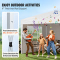 Pop Up Canopy 2.95x2.95m Gazebo 3 Sidewalls Ventilated Windows
