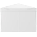 Pop Up Canopy 2.95x2.95m Gazebo 3 Sidewalls Ventilated Windows