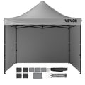 Pop Up Canopy 3x3m UV Resistant Waterproof Gazebo Wheeled Bag