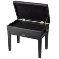 Piano Bench Padded Keyboard Stool Adjustable 19.3-22.8