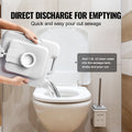 Portable Toilet 3.2 Gal Tank Push Button Flush RV Camping Commode