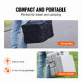 Portable Toilet 3.2 Gal Tank Push Button Flush RV Camping Commode