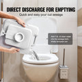 Portable Toilet Camping 5.3gal Waste Tank Pressurized Flush Commode