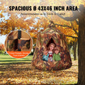 Hanging Tree Tent 330LBS Capacity Hammock Swing Chair w/LED Lights