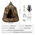 Hanging Tree Tent 330LBS Capacity Hammock Swing Chair w/LED Lights
