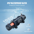 VEVOR Electric Winch 4536kg 8.9mm x 25.9m IP67 ATV Wireless Remote