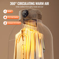 Portable Clothes Dryer 600W Foldable Mini LED Timer Beige