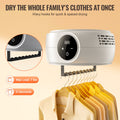 Portable Clothes Dryer 600W Foldable Mini LED Timer Beige
