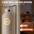 Portable Clothes Dryer 600W Foldable Mini LED Timer Beige