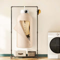 Portable Clothes Dryer 600W Foldable Mini LED Timer Beige