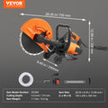 Electric Concrete Saw 30.48cm Wet/Dry Cutter Water Pump Blade