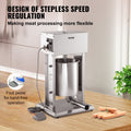 Electric Sausage Stuffer 10L Variable Speed Stainless Steel