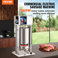 Electric Sausage Stuffer 15L Stainless Steel Variable Speed