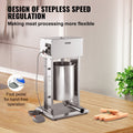 Electric Sausage Stuffer 15L Stainless Steel Variable Speed