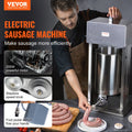 Electric Sausage Stuffer 12L 200W Stainless Steel 5 Tubes