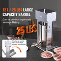 Electric Sausage Stuffer 12L 200W Stainless Steel 5 Tubes