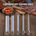 Electric Sausage Stuffer 12L 200W Stainless Steel 5 Tubes